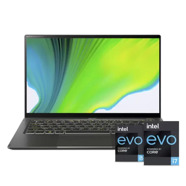 Acer Swift 5 Core i7-1165G7 8GB 512GB SSD 14" FHD Green Laptop | Windows 10 Pro | SF514-55T-74K2