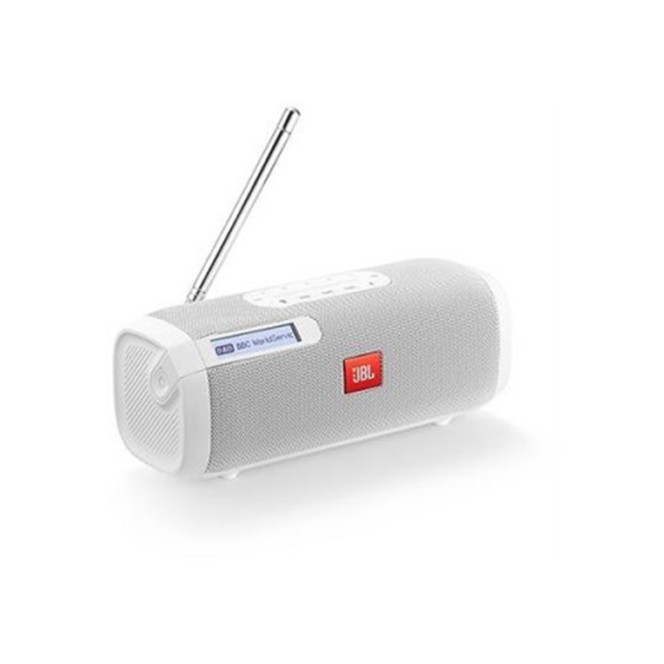 JBL TUNER PORTABLE BLUETOOTH SPEAKER WITH DAB/FM RADIO - WHITE